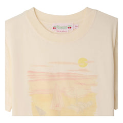 Bonpoint - Thida T-Shirt aus Bio-Baumwolle | Ecru