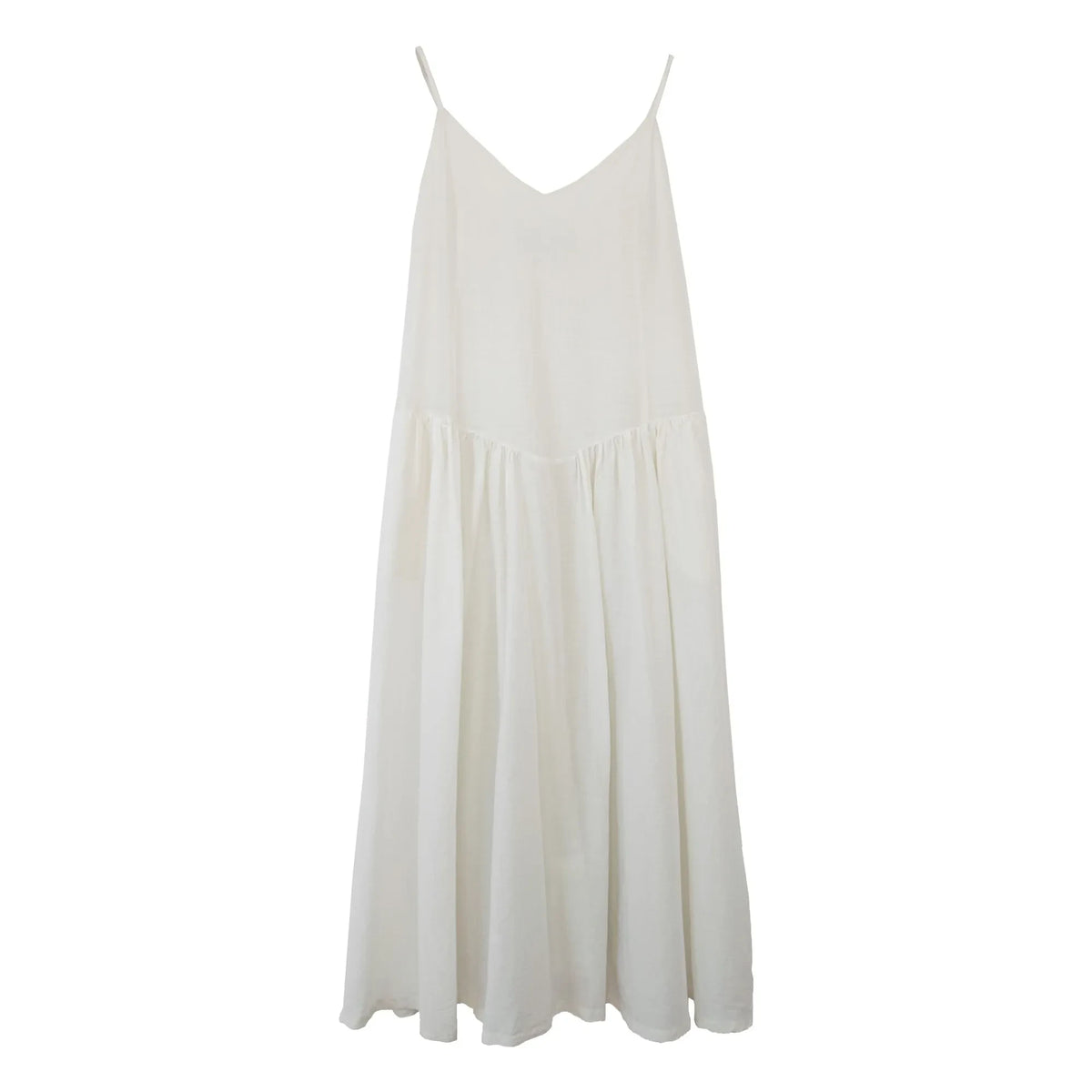 THEAVANT - Grace Kleid aus Baumwoll- und Seidenpopeline | Weiß