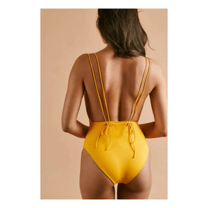 Anja Paris – Le Piccolo Einteiliger Badeanzug | Gelb