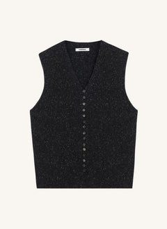 Cordera - Wolle und Seide Strickjacke | Schwarz