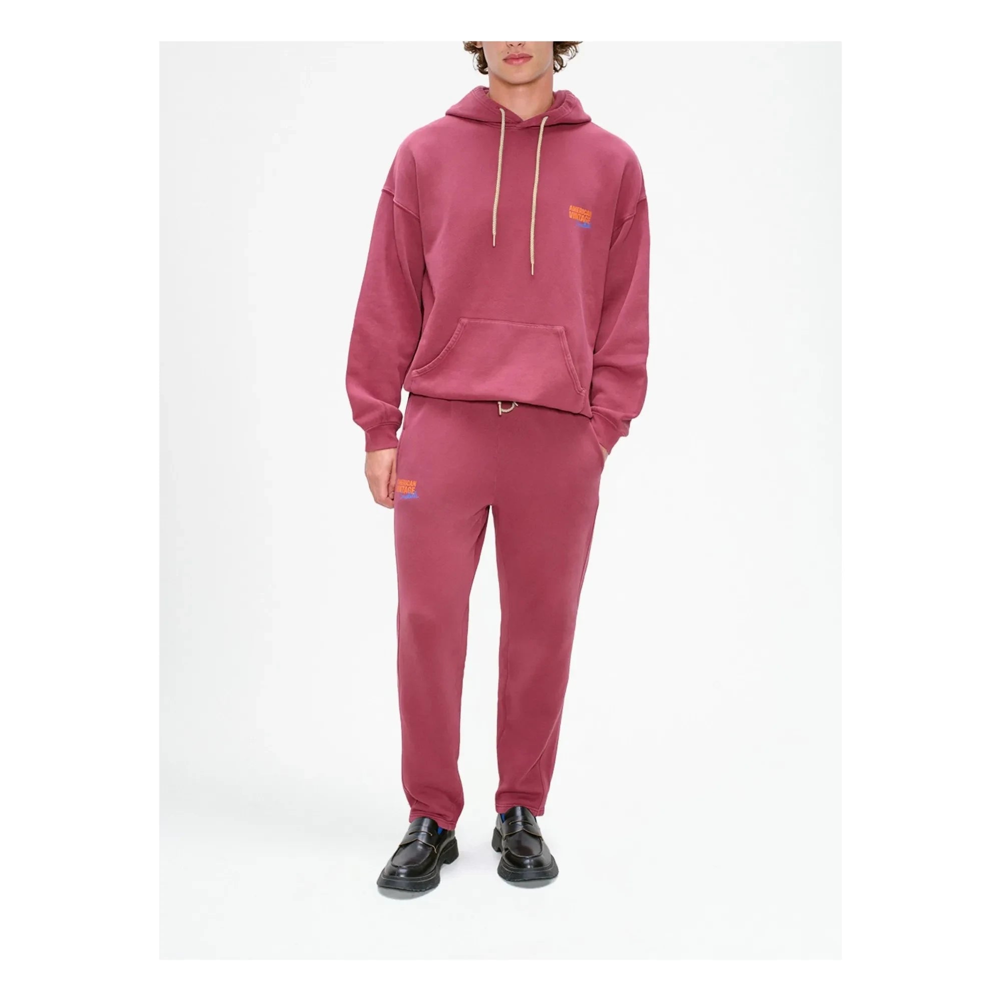 American Vintage - American Vintage X Smallable Kollaboration - Izubird Kapuzen-Sweatshirt | Crimson