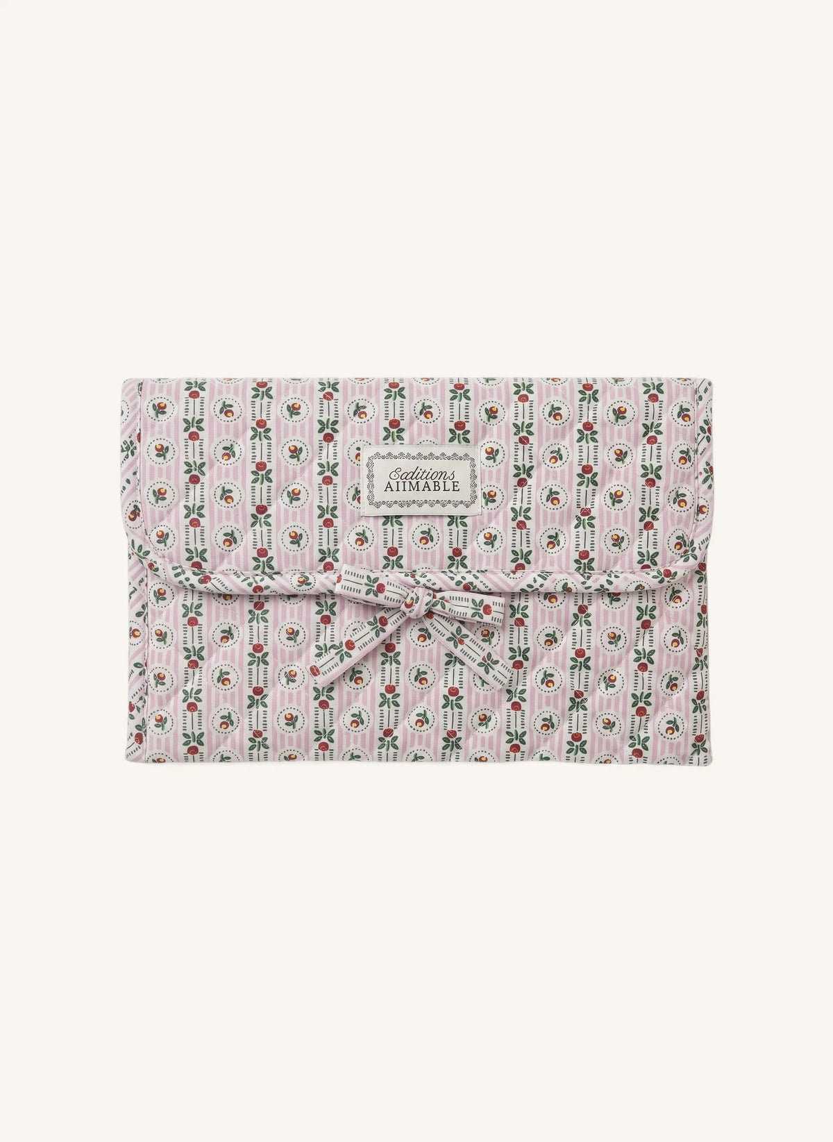 Editions Aimable - Palmyre Wickeltasche | Pommette Poplin