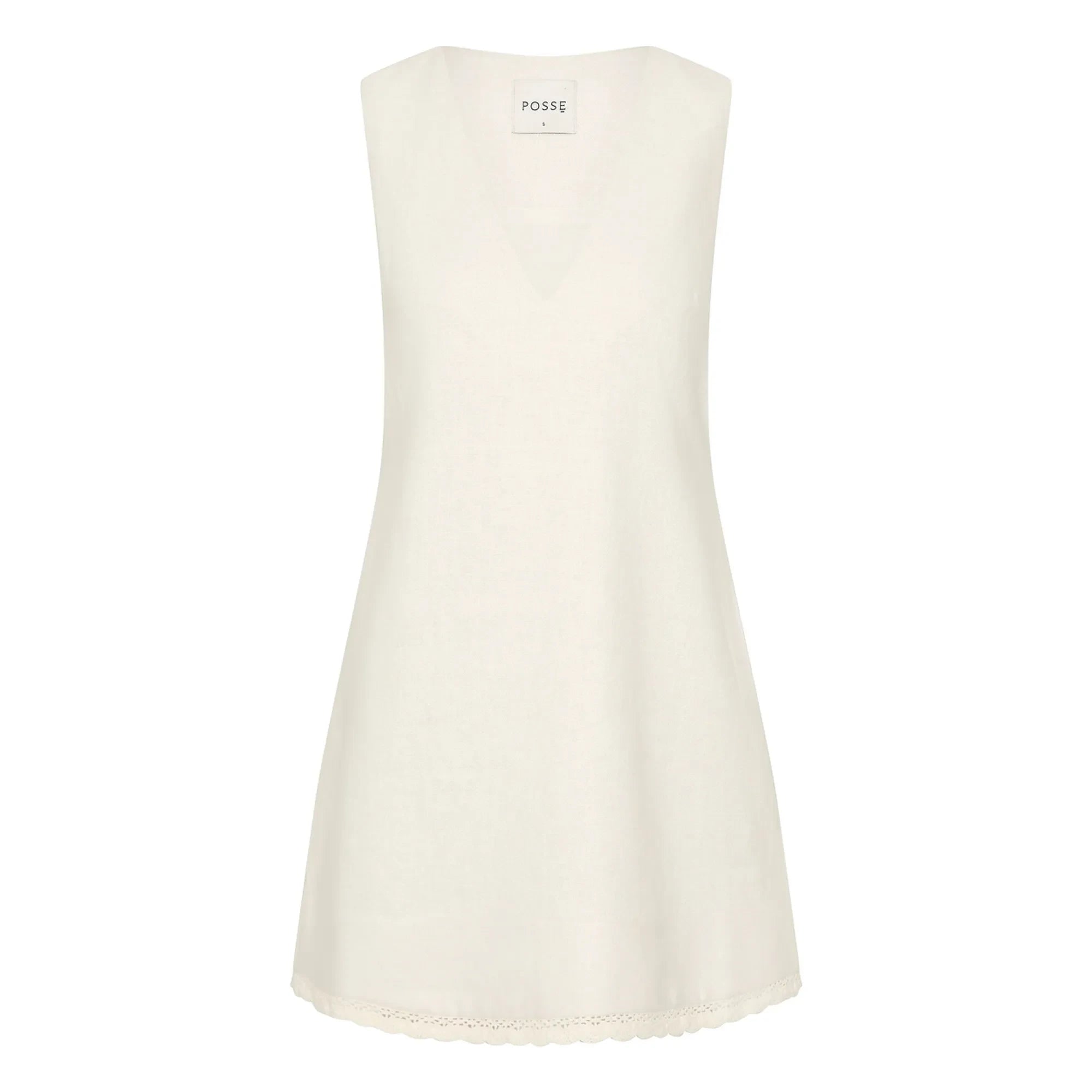 Posse - Effi Leinenkleid | Creme