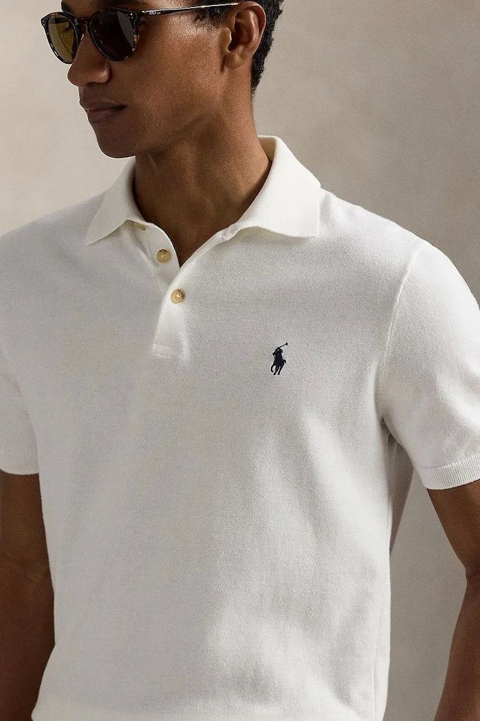 Polo Ralph Lauren Erkek Pamuk Kısa Kollu Kazak