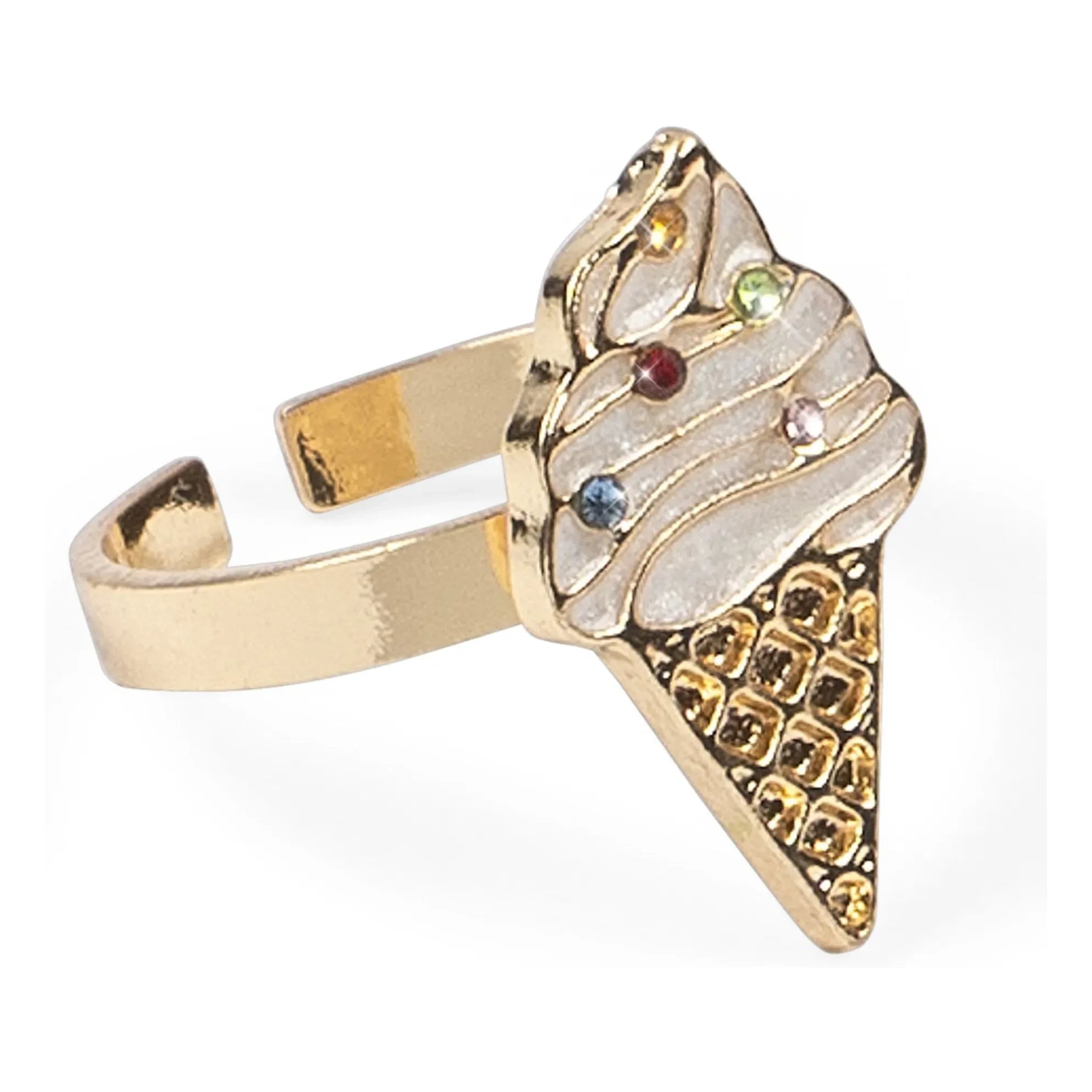Konges Sløjd - Halsketten-, Armband- und Ring-Set Glaces | Gold