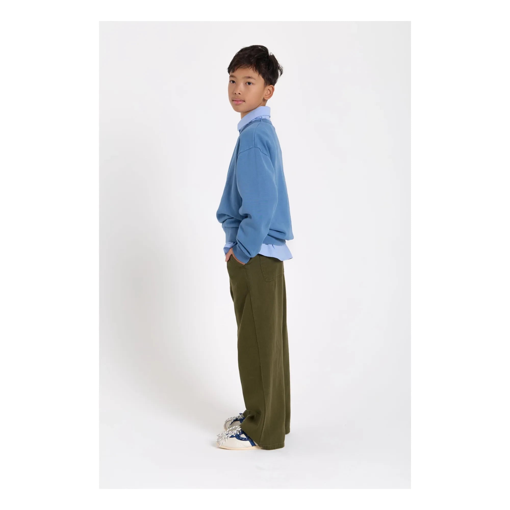 Smallable Kid - Arlo Sweatshirt aus Bio-Baumwolle | Blau