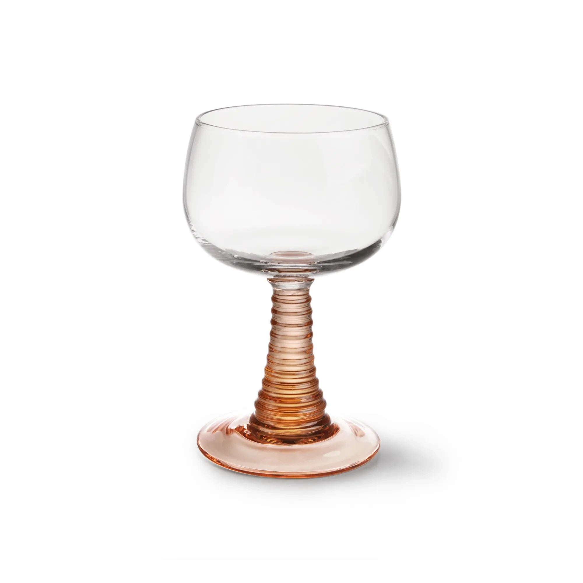 HKliving - Swirl Weinglas | Nude