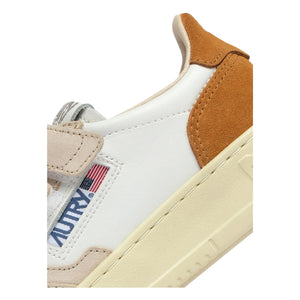 Autry - Kids Kidstripes Low Tricolor Wildleder-Sneaker | Camel