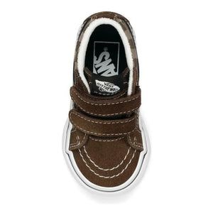 Vans - Scratch-Sneaker SK8-Mid Reissue V Tonal Check | Braun