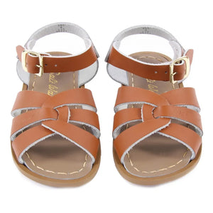 Salt-Water - Original Leder Kreuzgurt Wasserdichte Sandalen | Camel