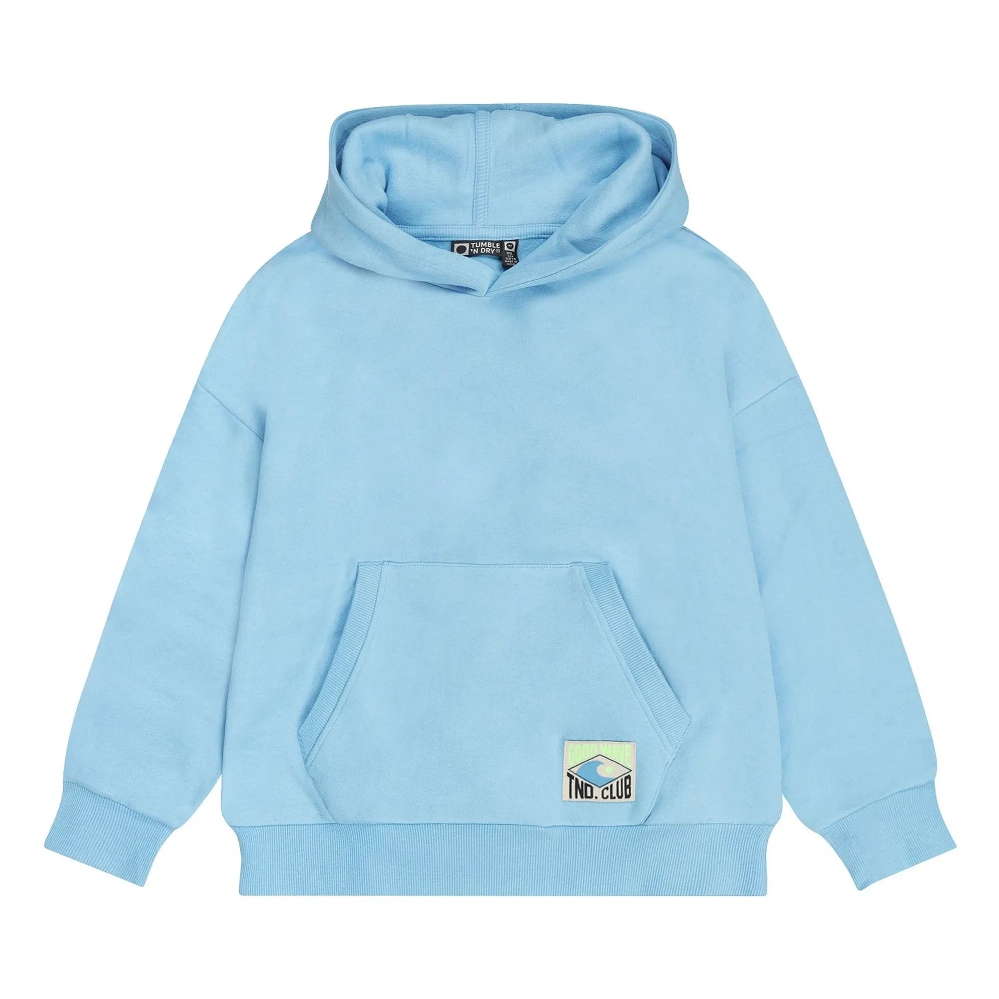 Tumble N'Dry - Tuzlu Bio-Baumwoll-Hoodie-Sweatshirt | Hellblau