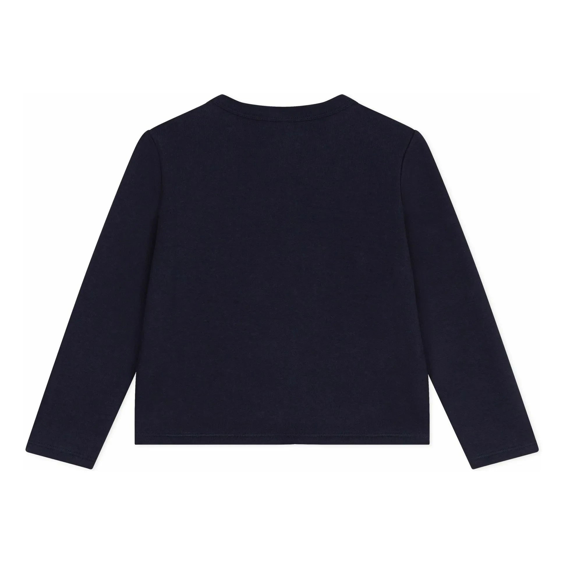 Petit Bateau - Herz Weste aus Bio-Baumwolle | Marineblau