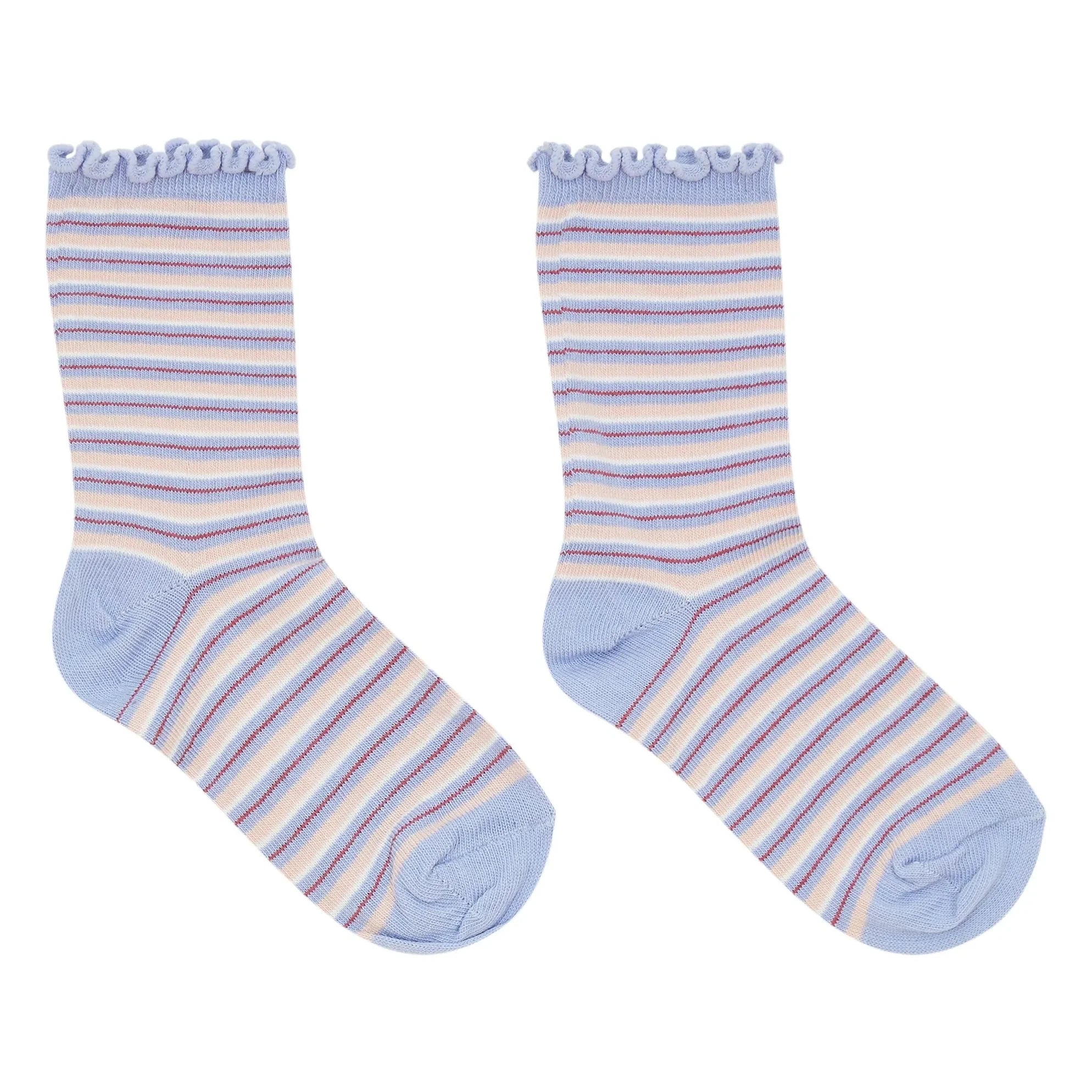 Smallable Kid - Gestreifte Lolita Socken | Lavendel