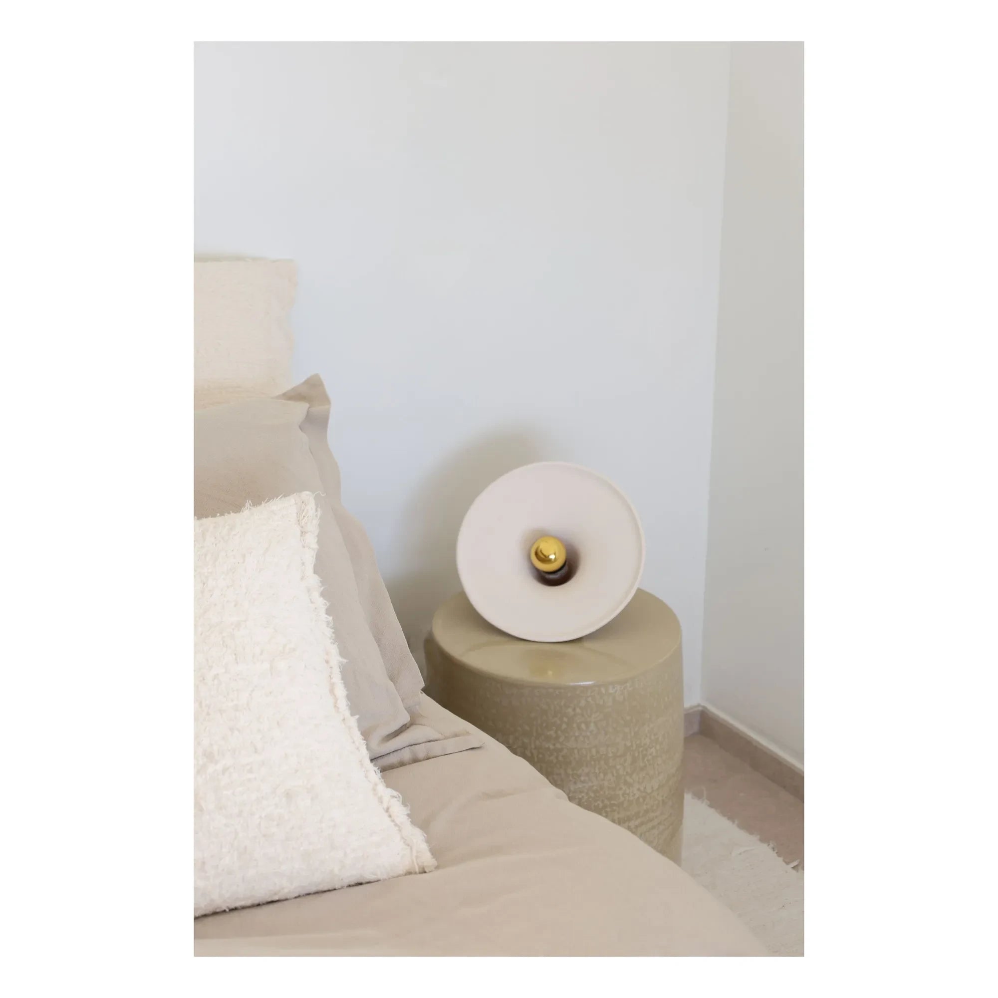 Masamé - Gigaro roter Ton Kerzenlampe | Warmweiß