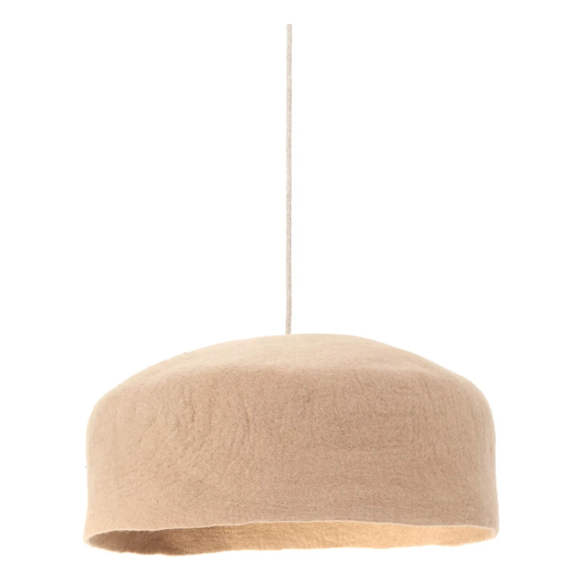 Muskhane - Filz Jurte Tischlampe | Beige