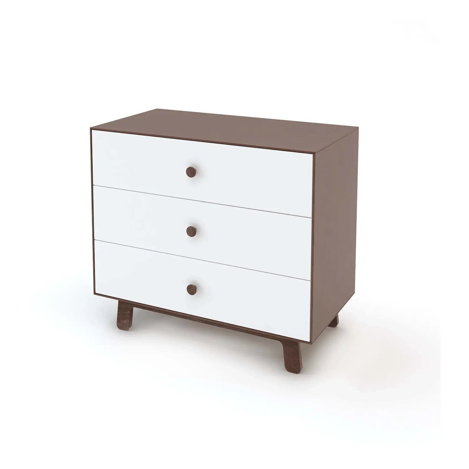 Oeuf NYC - Merlin 3-Schubladen-Kommode mit Walnuss-Spatz-Basis | Walnuss