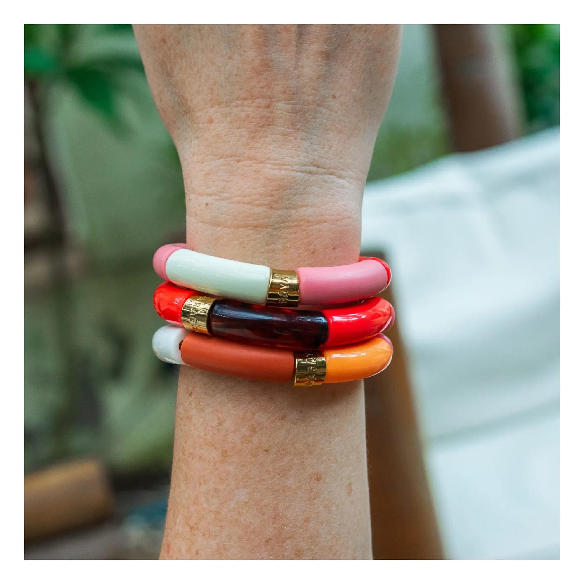 Parabaya - Fogo 1 Armband | Blutorange