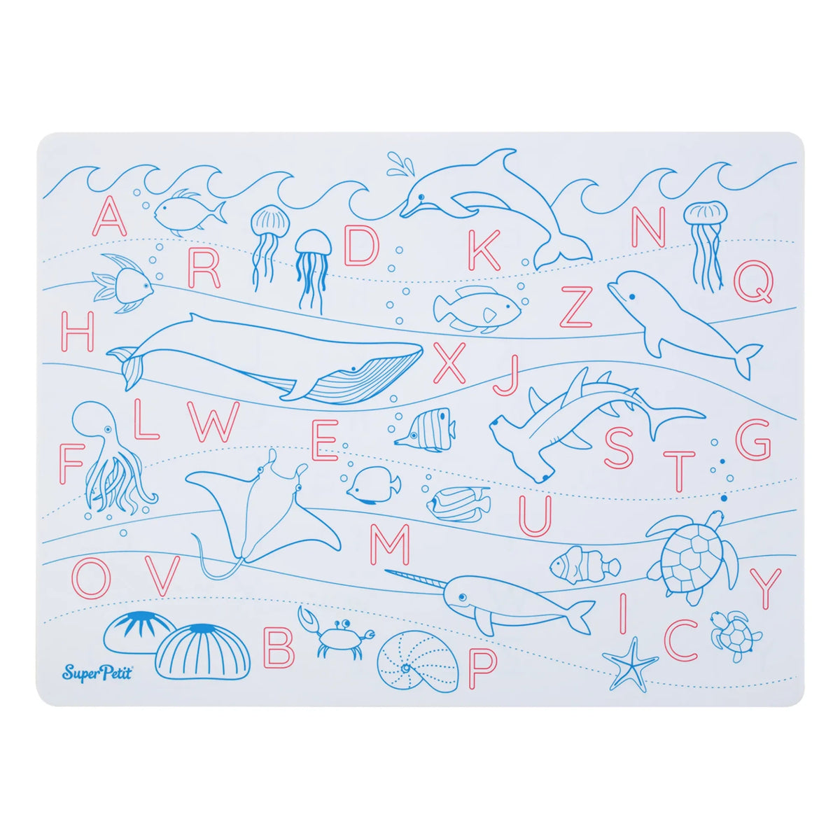 Superpetit - Alphabet Malset Tischset