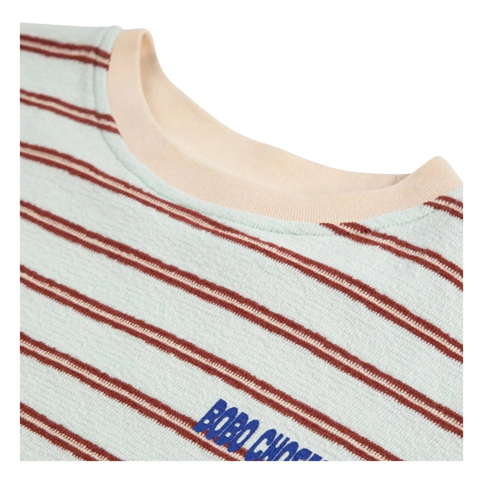 Bobo Choses - Bobo Choses Gestreiftes T-Shirt | Hellblau