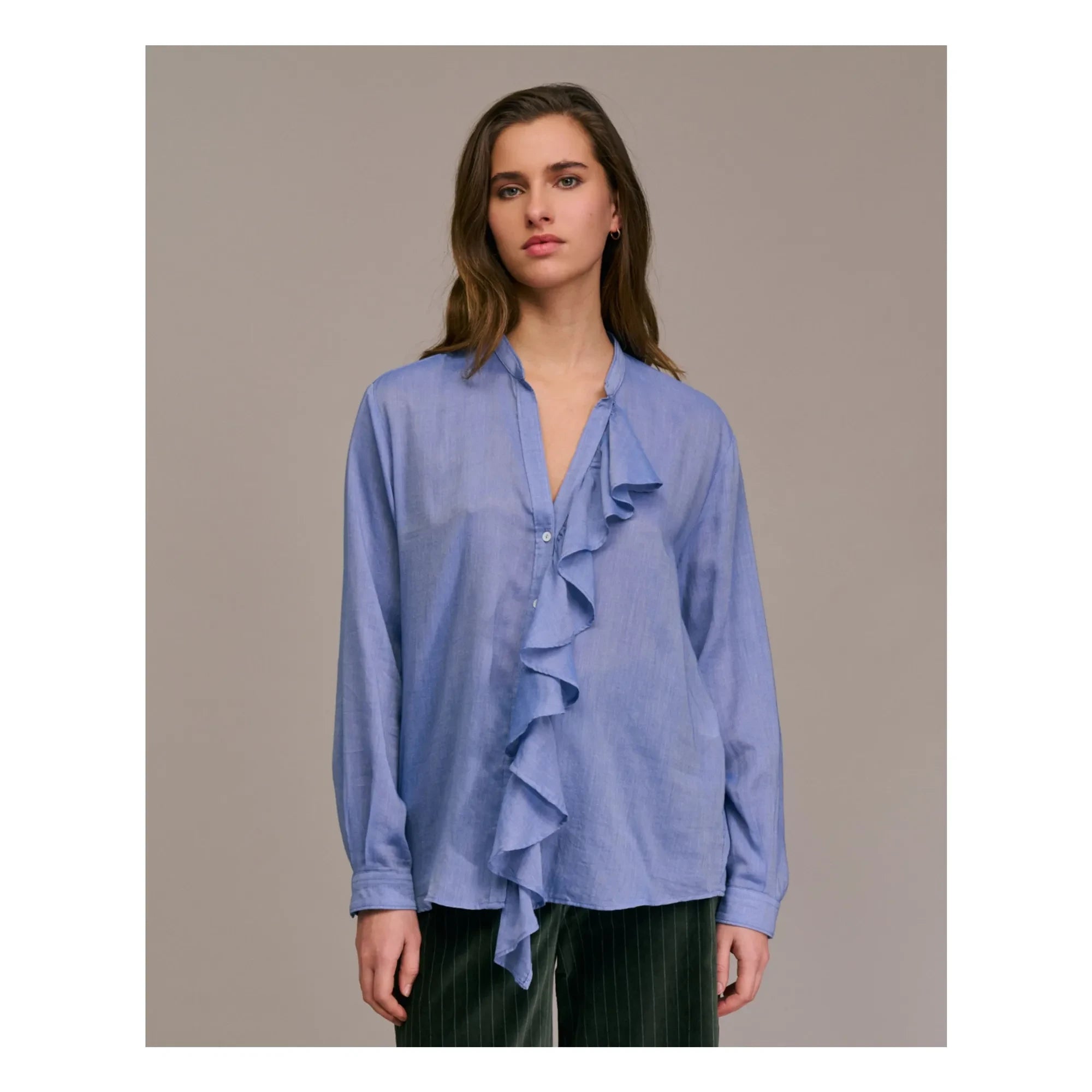 Diega - Cendia Bluse | Blau