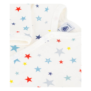Petit Bateau - Strampler mit Sternen | Weiß