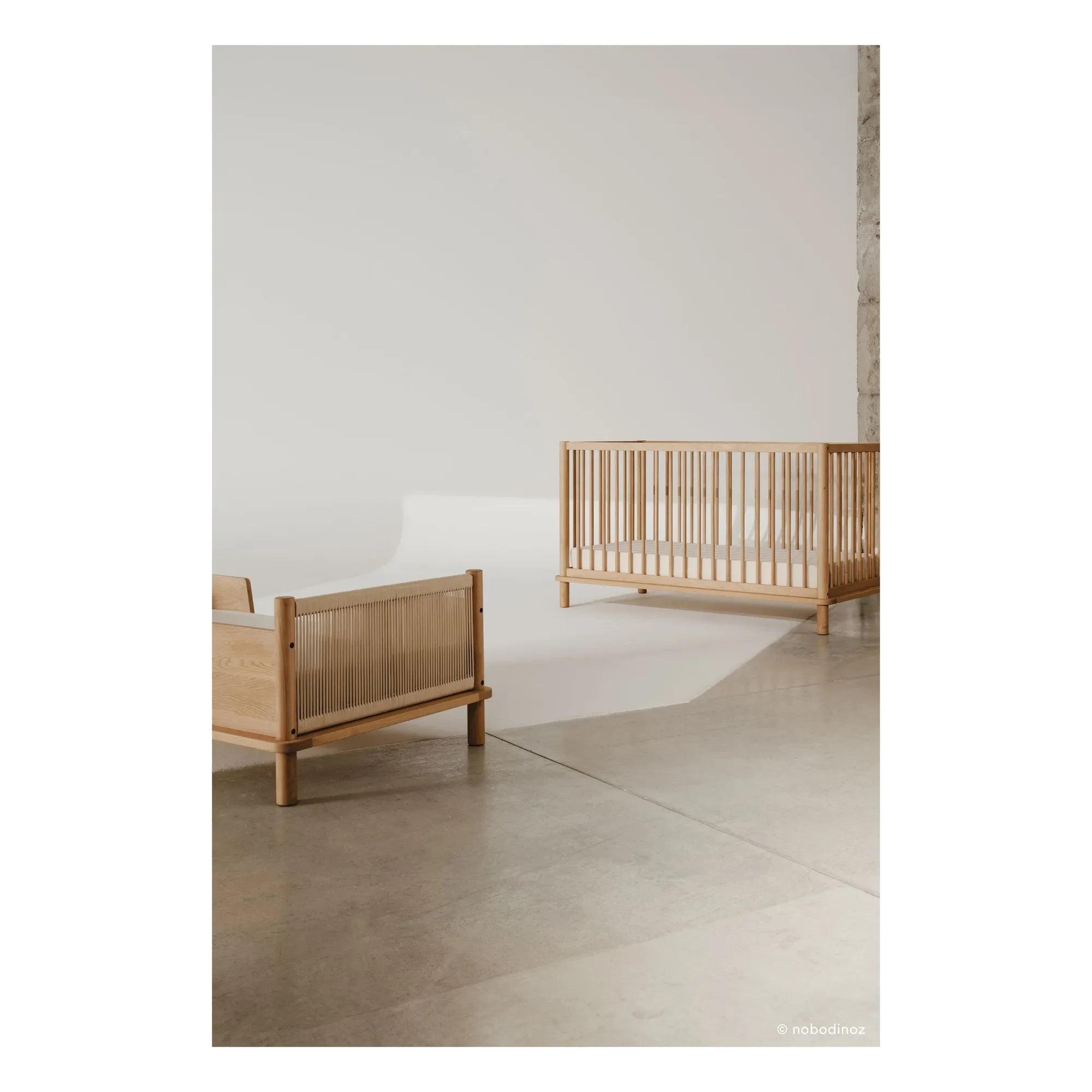 Nobodinoz - Latitude Babybett 70x140 | Eiche