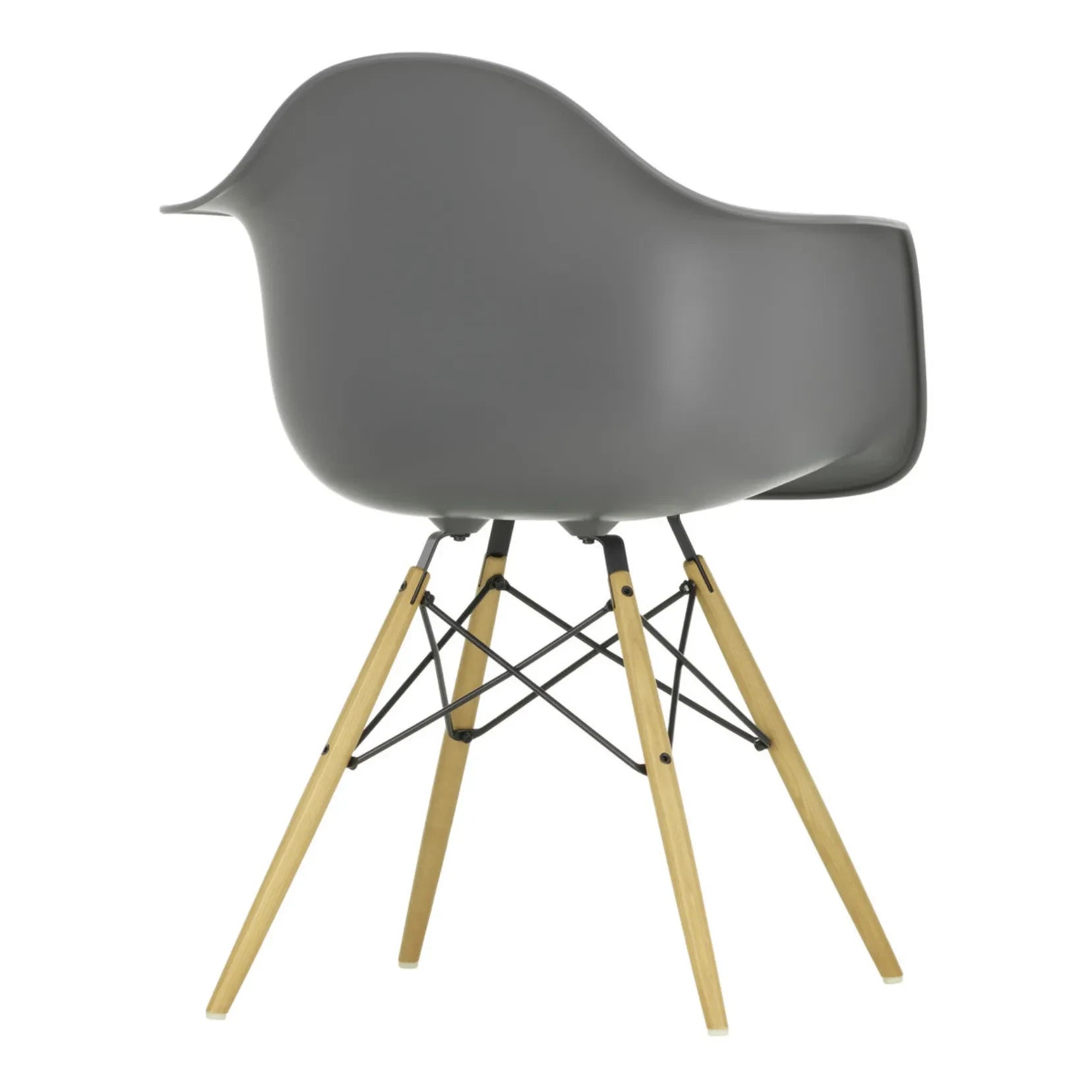 Vitra - DAW Stuhl - Ahornuntergestell - Charles & Ray Eames | Granit