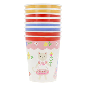 Meri Meri - Kitten Club Becher - 8er Set