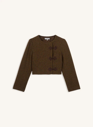 Maria de la Orden - Joséphine Yun-Tweed Jacke | Beige Braun