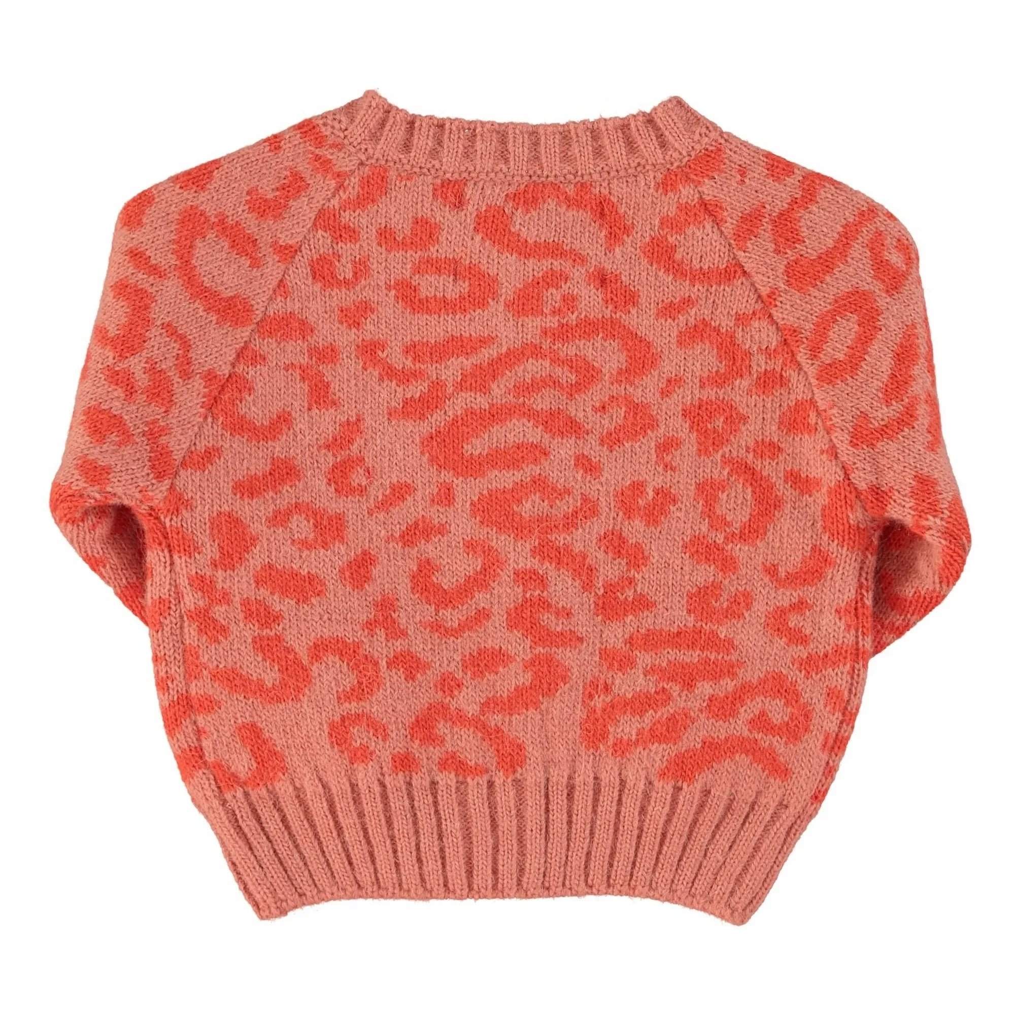 Piupiuchick - Leoparden-Wollweste | Rosa