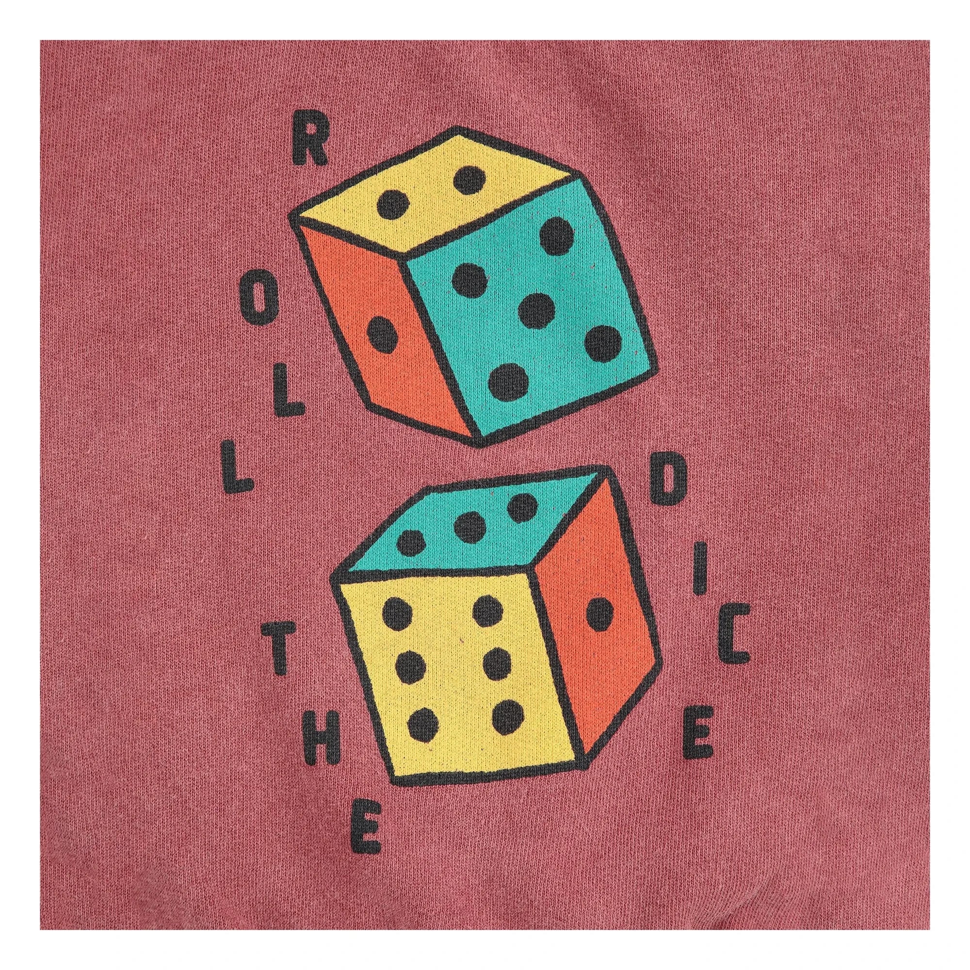 Bobo Choses - Roll The Dice Sweat Bio-Baumwolle | Braun
