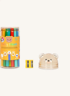 Legami - 24er Teddy Friends Buntstift-Set