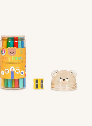 Legami - 24er Teddy Friends Buntstift-Set