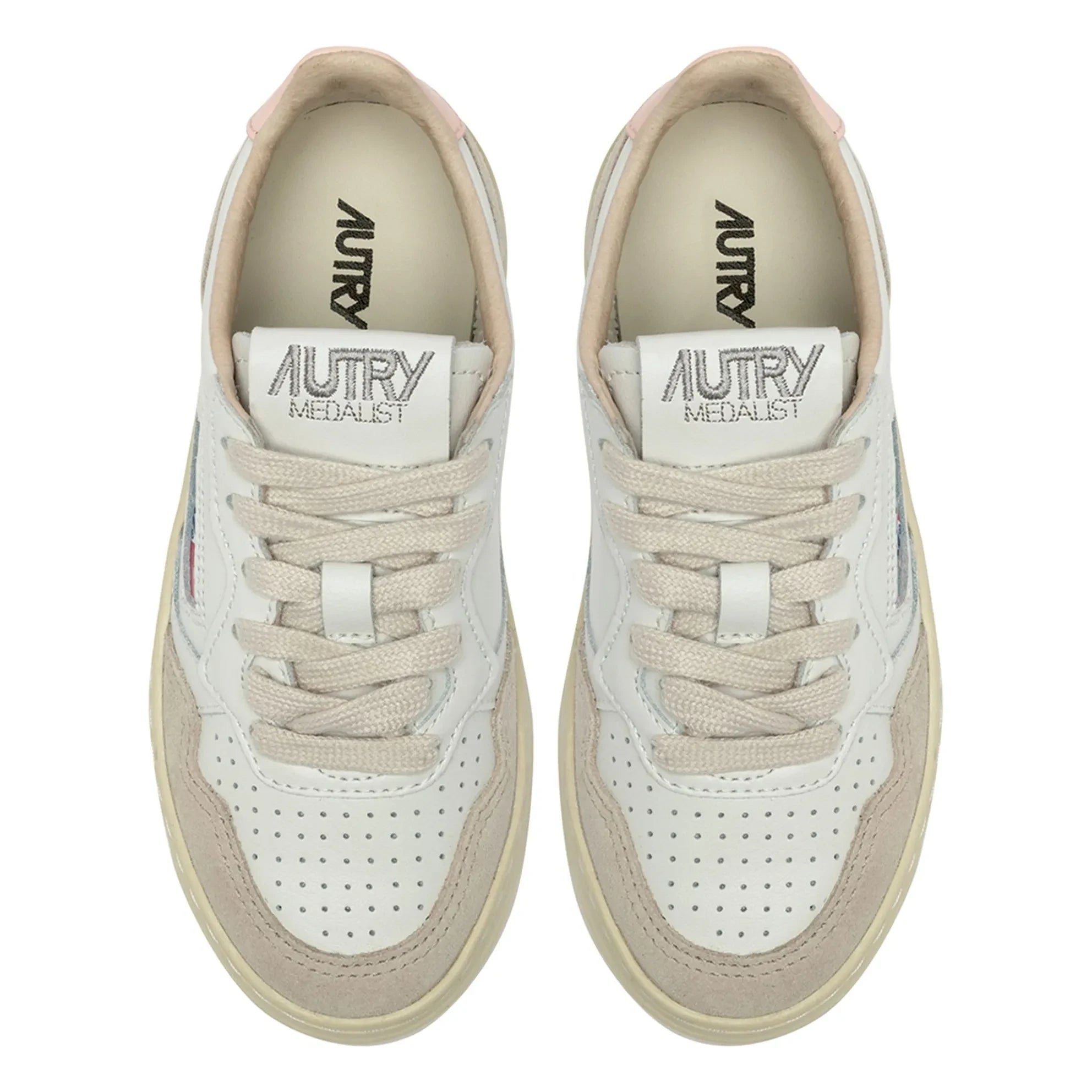 Autry - Kinder Medalist Low Wildleder-Sneaker | Staubrosa