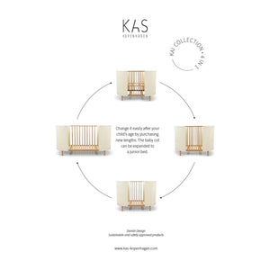KAS Kopenhagen - Kai Babybett | Creme