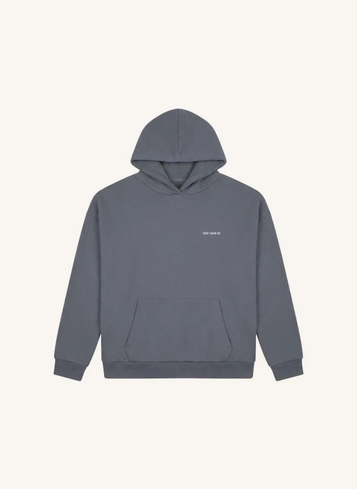 Cos I Said So - Same Kid Kapuzen-Sweatshirt aus Bio-Baumwolle | Grau