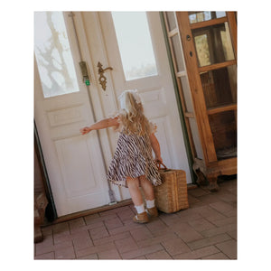 Fliink - Duna Zebra Kleid | Schwarz