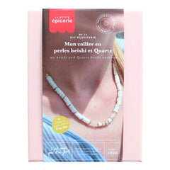 La Petite Épicerie – DIY-Set – meine Halskette mit Heishi- und Quarzkugeln