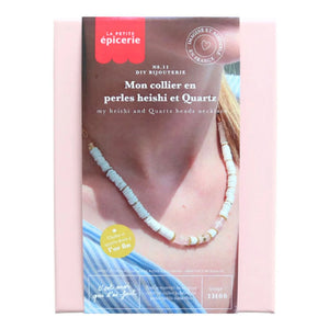 La Petite Épicerie – DIY-Set – meine Halskette mit Heishi- und Quarzkugeln