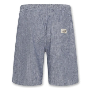 AO76 - Gestreifte Leinen-Shorts von Lego | Blau