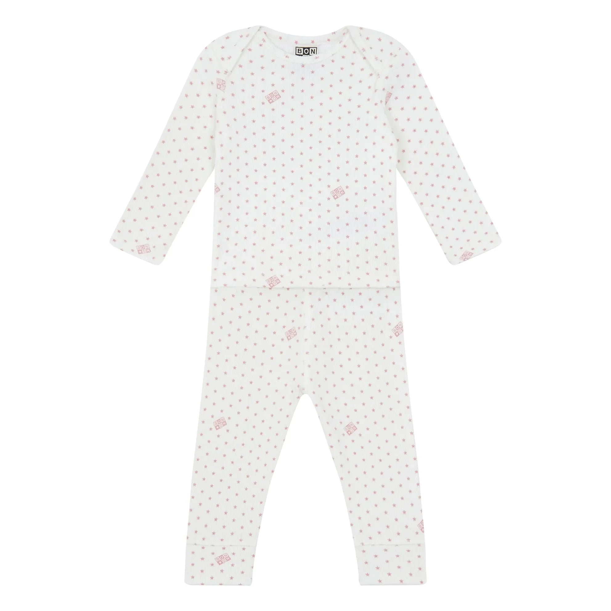 Bonton - Pyjama-Sterne | Rosa