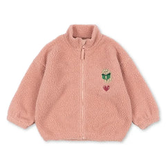 Konges Sløjd - Jody Kalp Geri Dönüştürülmüş Elyaf Sherpa Ceket | Pembe