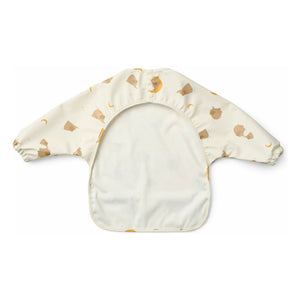 Liewood – Lätzchen Merle mit Ärmeln | Elephant/Creme de la creme