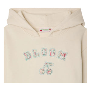 Bonpoint - Carmine Kapuzen-Sweatshirt aus Bio-Baumwolle | Kreide