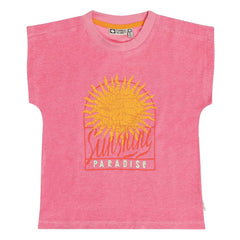 Tumble N'Dry – Anapolis T-Shirt aus Bio-Baumwolle | Rosa