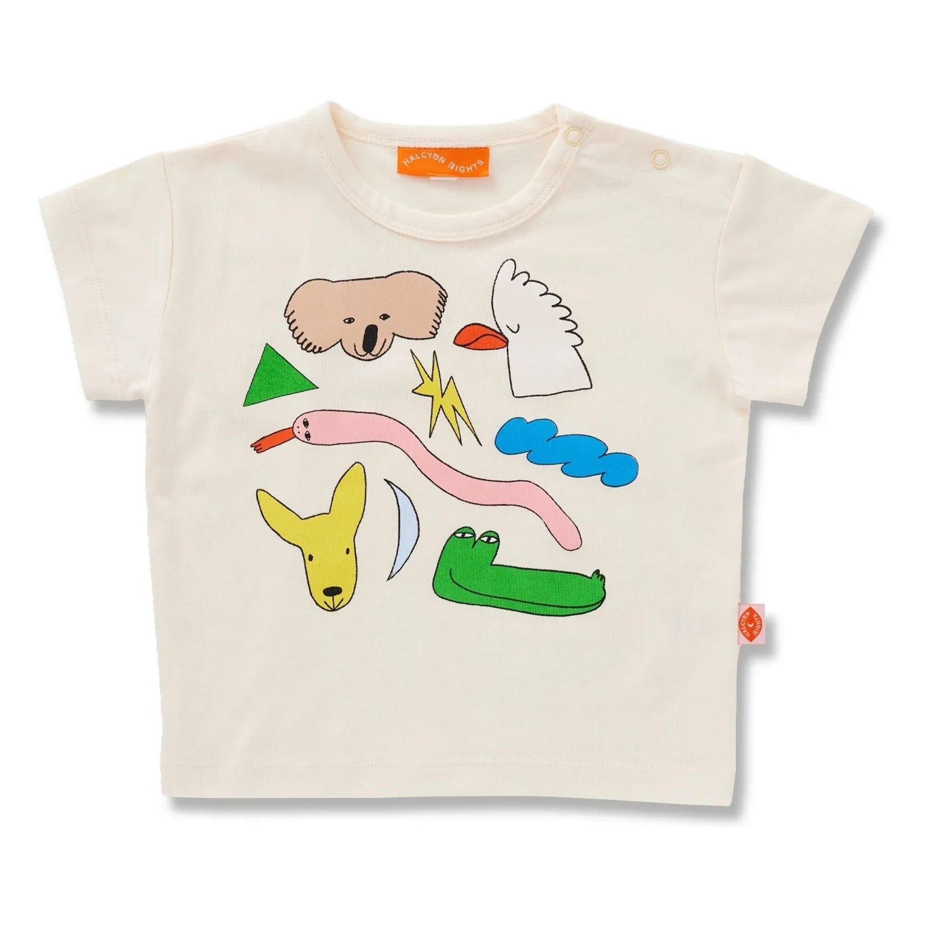 Halcyon Nights – Krokodil T-Shirt | Ecru