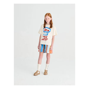 True Artist - Gestreifte Shorts | Blau