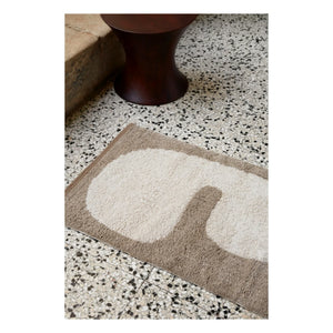 Ferm Living - Lay Badteppich | Taupebraun