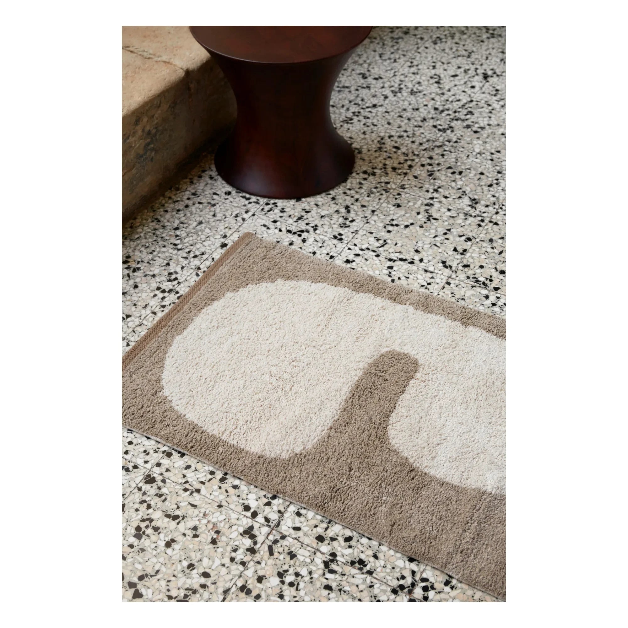 Ferm Living - Lay Badteppich | Taupebraun