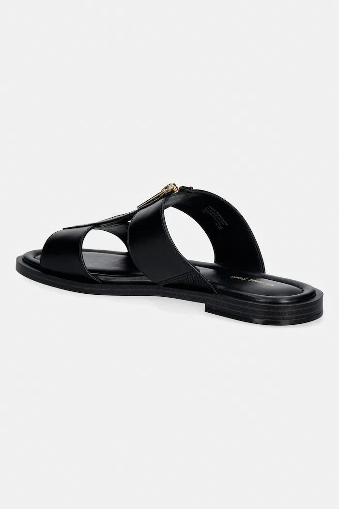 MICHAEL Michael Kors kadın düz tabanlı deri terlik Berkley Flat Sandal